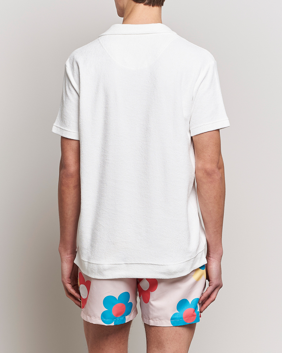 Herr | Pikéer | OAS | Short Sleeve Terry Polo White