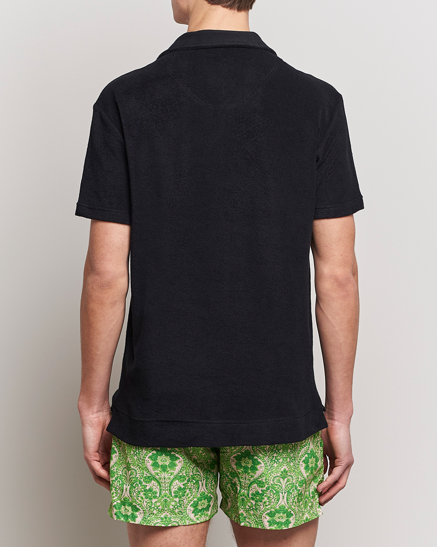 Herr | Pikéer | OAS | Short Sleeve Terry Polo Black