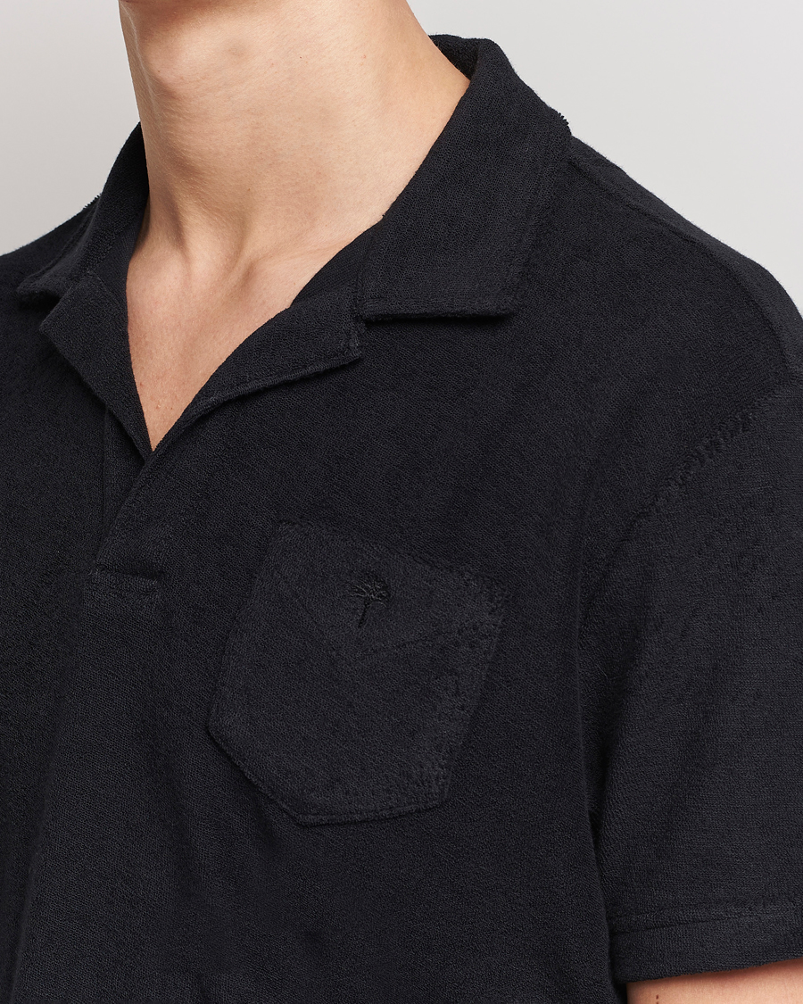 Herr | Pikéer | OAS | Short Sleeve Terry Polo Black