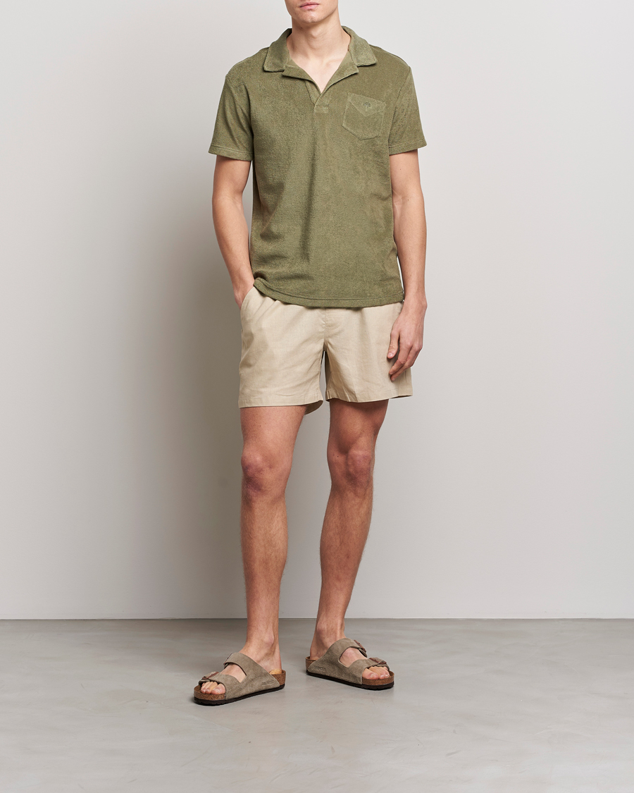 Herr | Pikéer | OAS | Short Sleeve Terry Polo Khaki