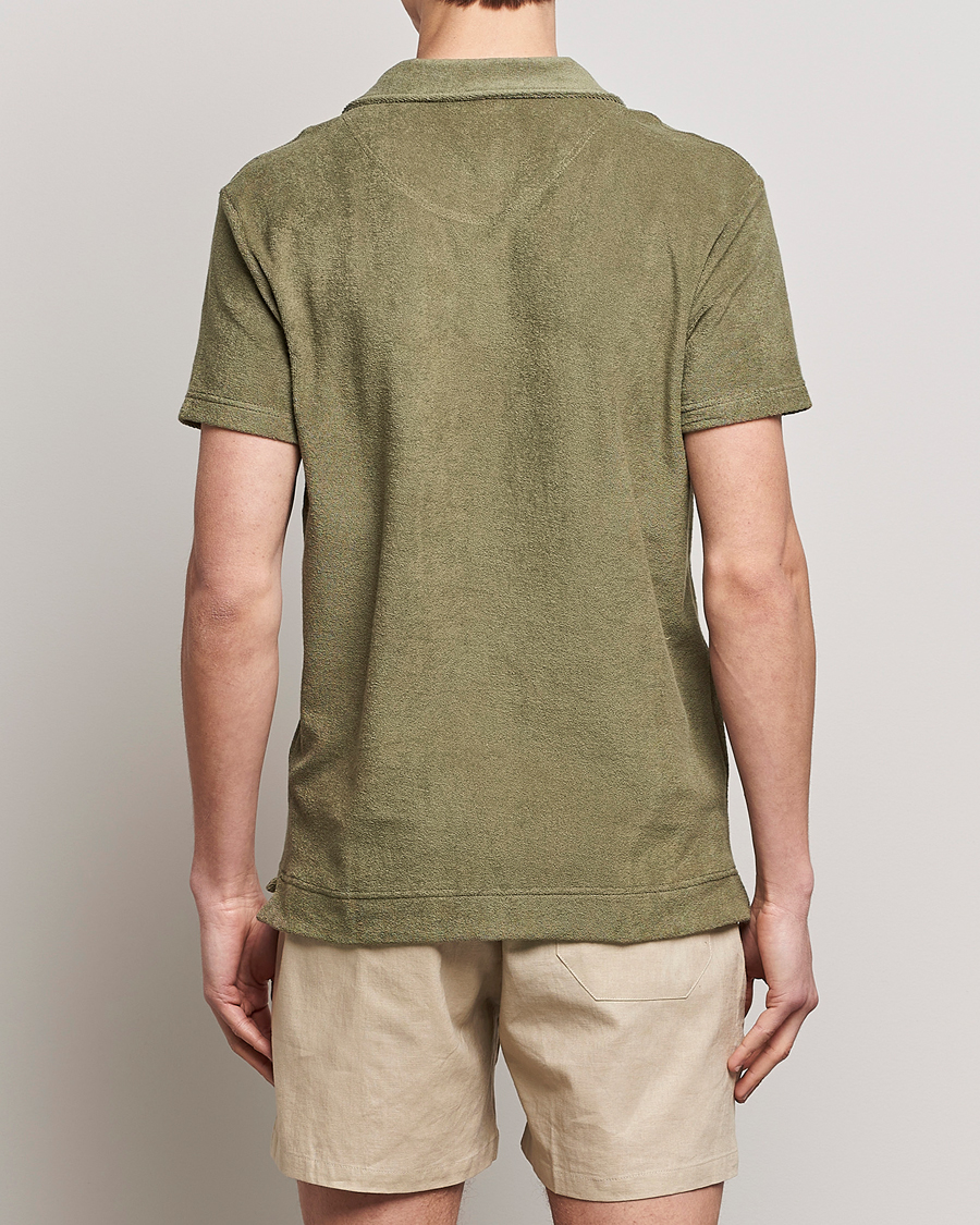Herr | Pikéer | OAS | Short Sleeve Terry Polo Khaki
