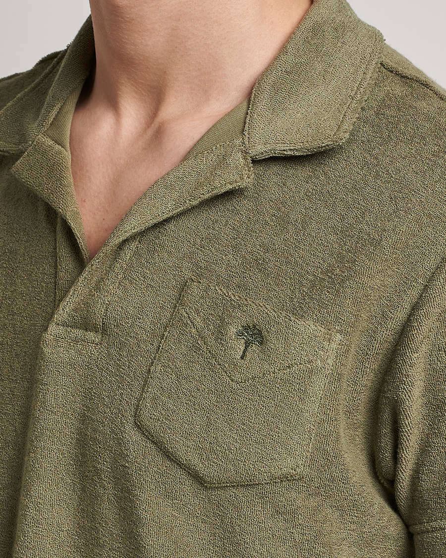 Herr | Pikéer | OAS | Short Sleeve Terry Polo Khaki