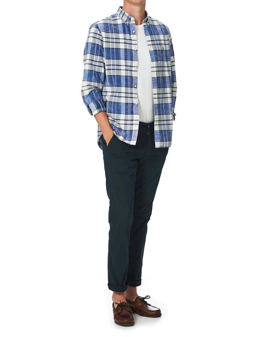 Herr | Skjortor | GANT | Regular Fit Bold Check Shirt Collage Blue
