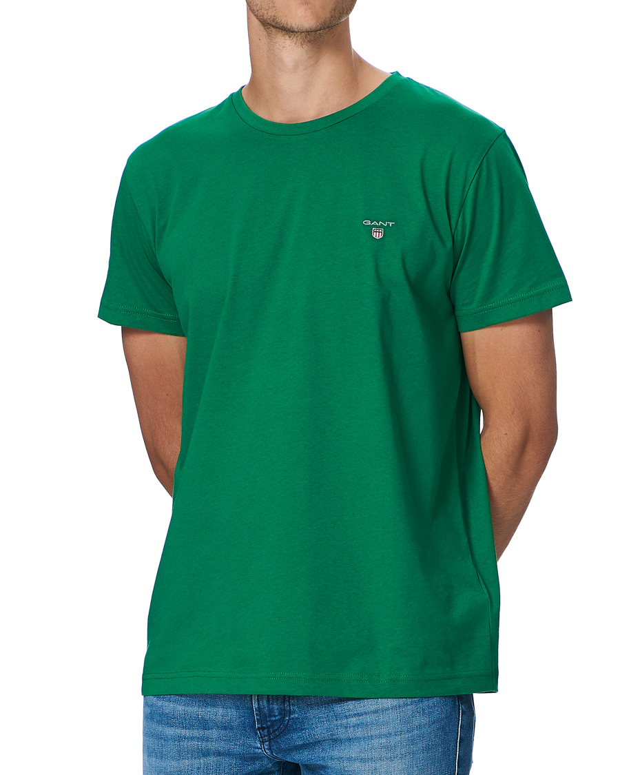 Herr | T-Shirts | GANT | Original Crew Neck Tee Lavish Green
