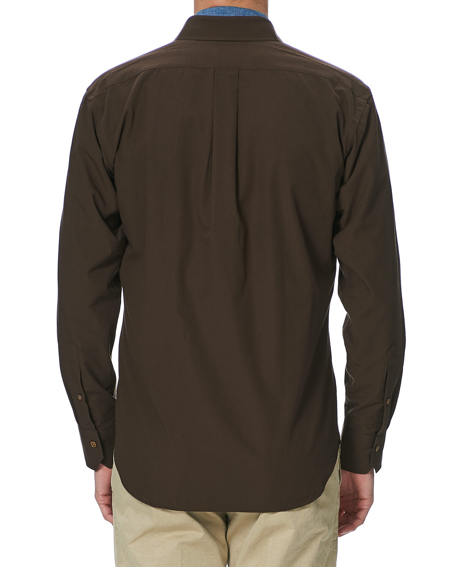 Herr | Skjortor | Kamakura Shirts | Double Pocket Overshirt Brown