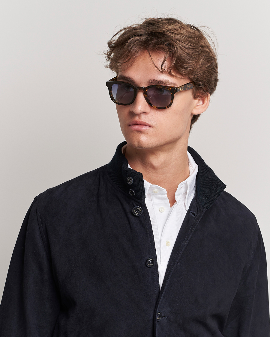 Herr | | Garrett Leight | Kinney X Sunglasses Tuscan Tortoise/Pool Gradient