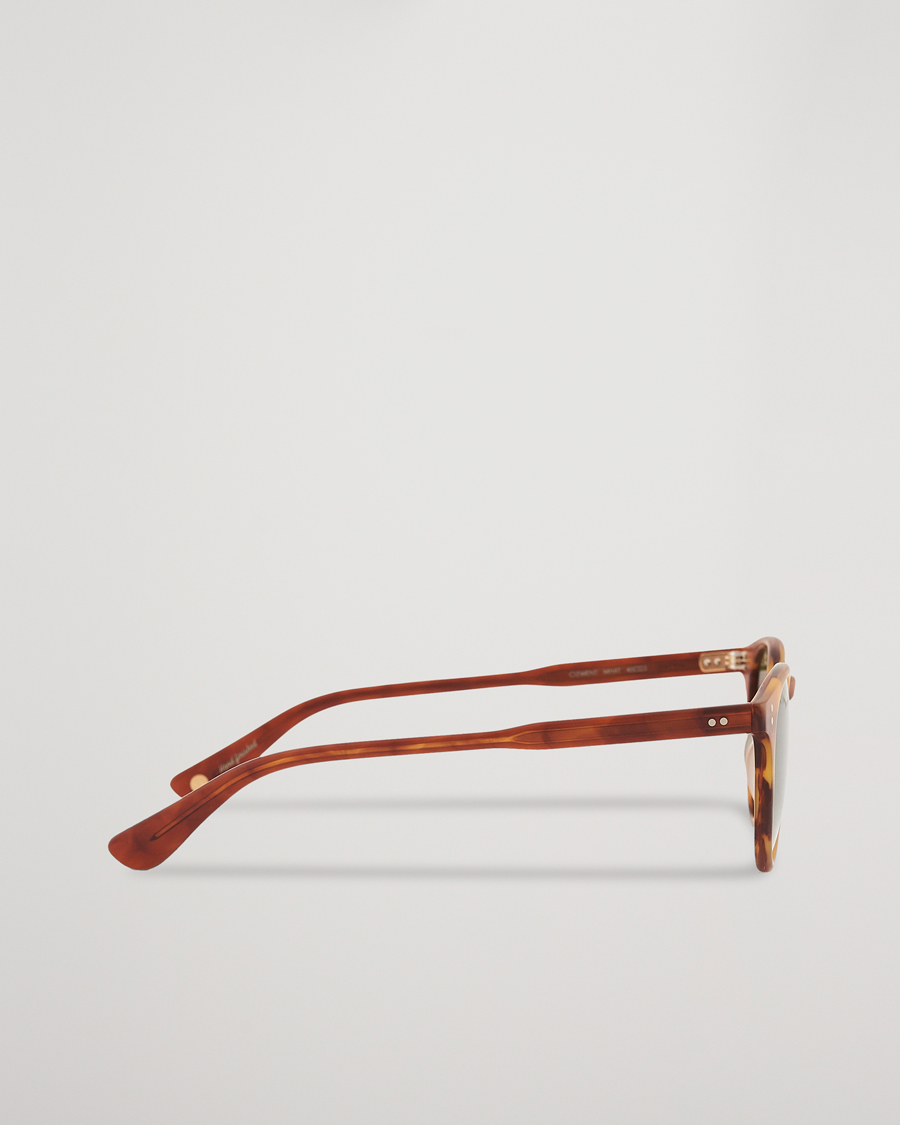 Herr | Garrett Leight Clement Sunglasses Matte Honey/Pure Green | Garrett Leight | Clement Sunglasses Matte Honey/Pure Green