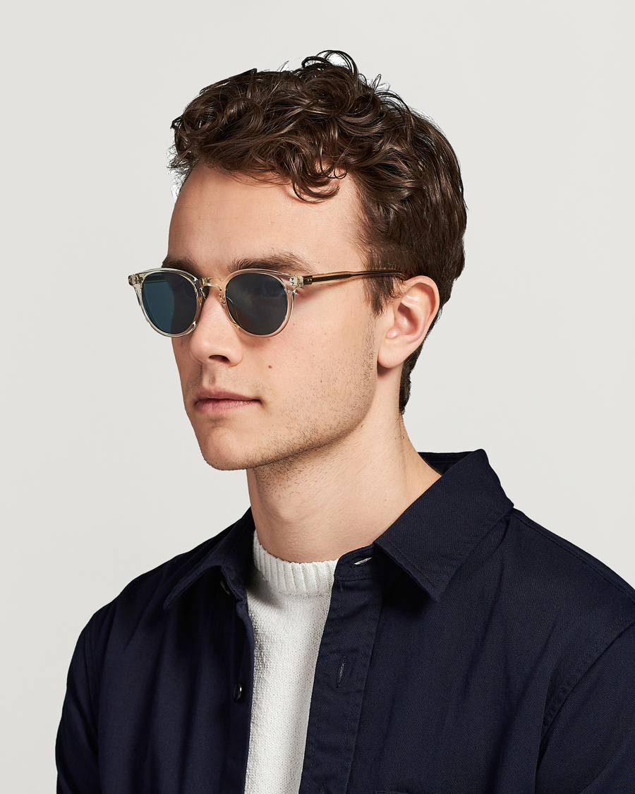 Herr | Accessoarer | Garrett Leight | Clement Sunglasses Pure Glass/Pure Bluesmoke