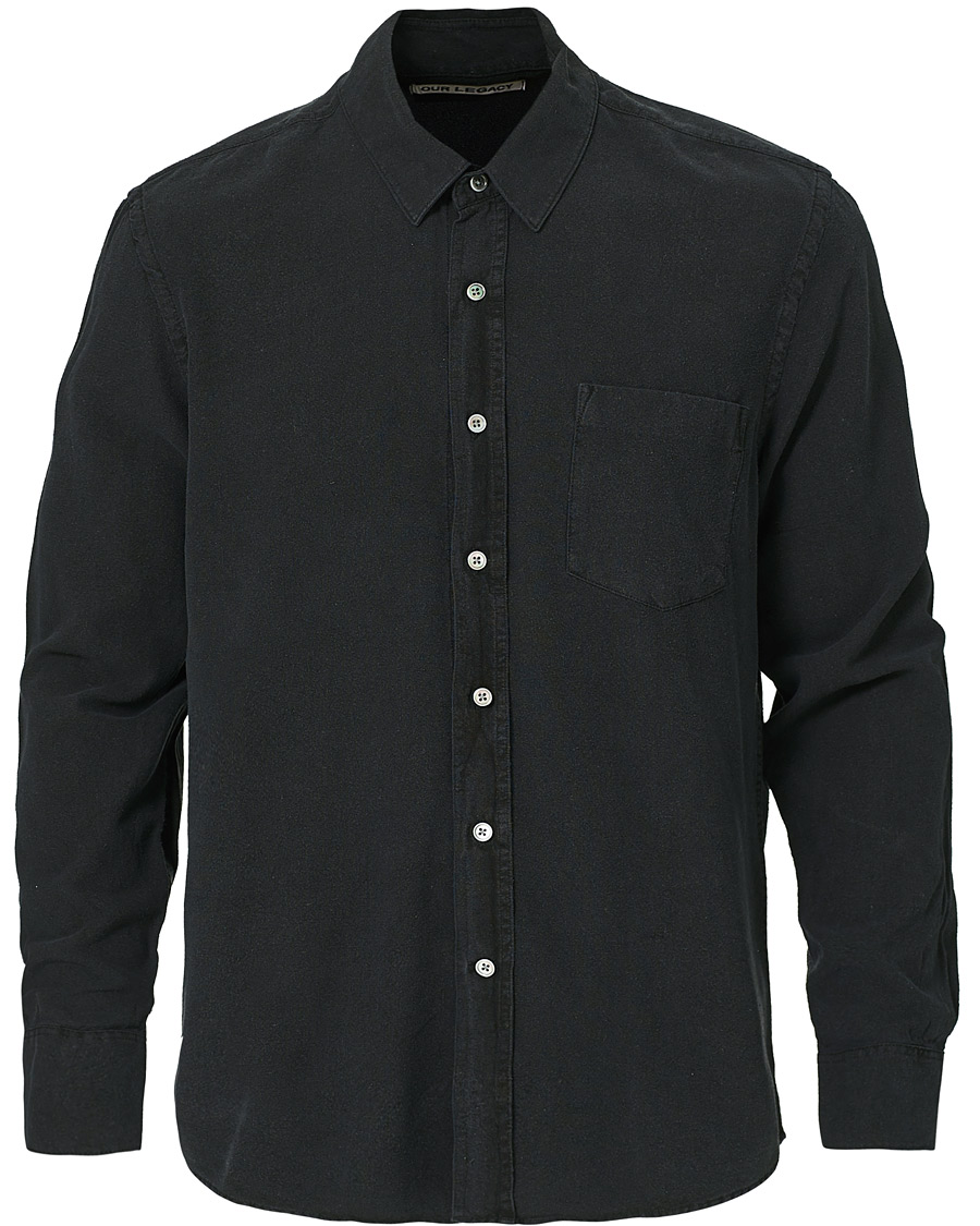 Herr | Skjortor | Our Legacy | Classic Silk Shirt Black