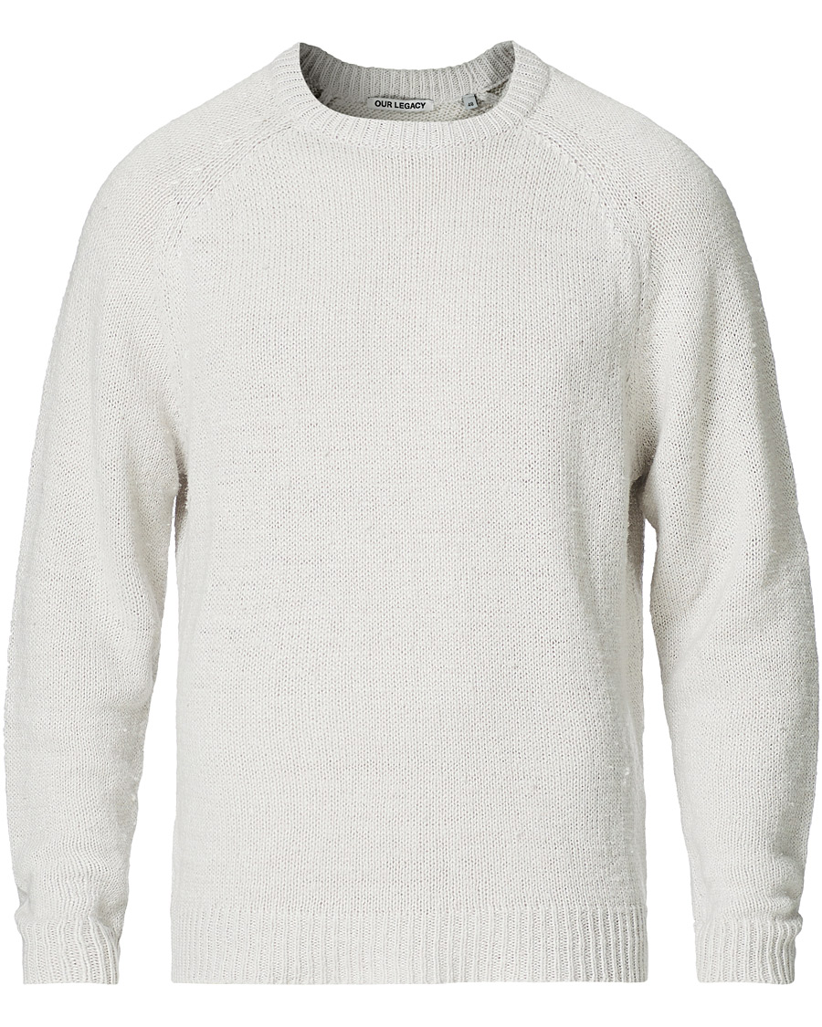 Herr | Tröjor | Our Legacy | Chunky Raglan Sweater Bone White