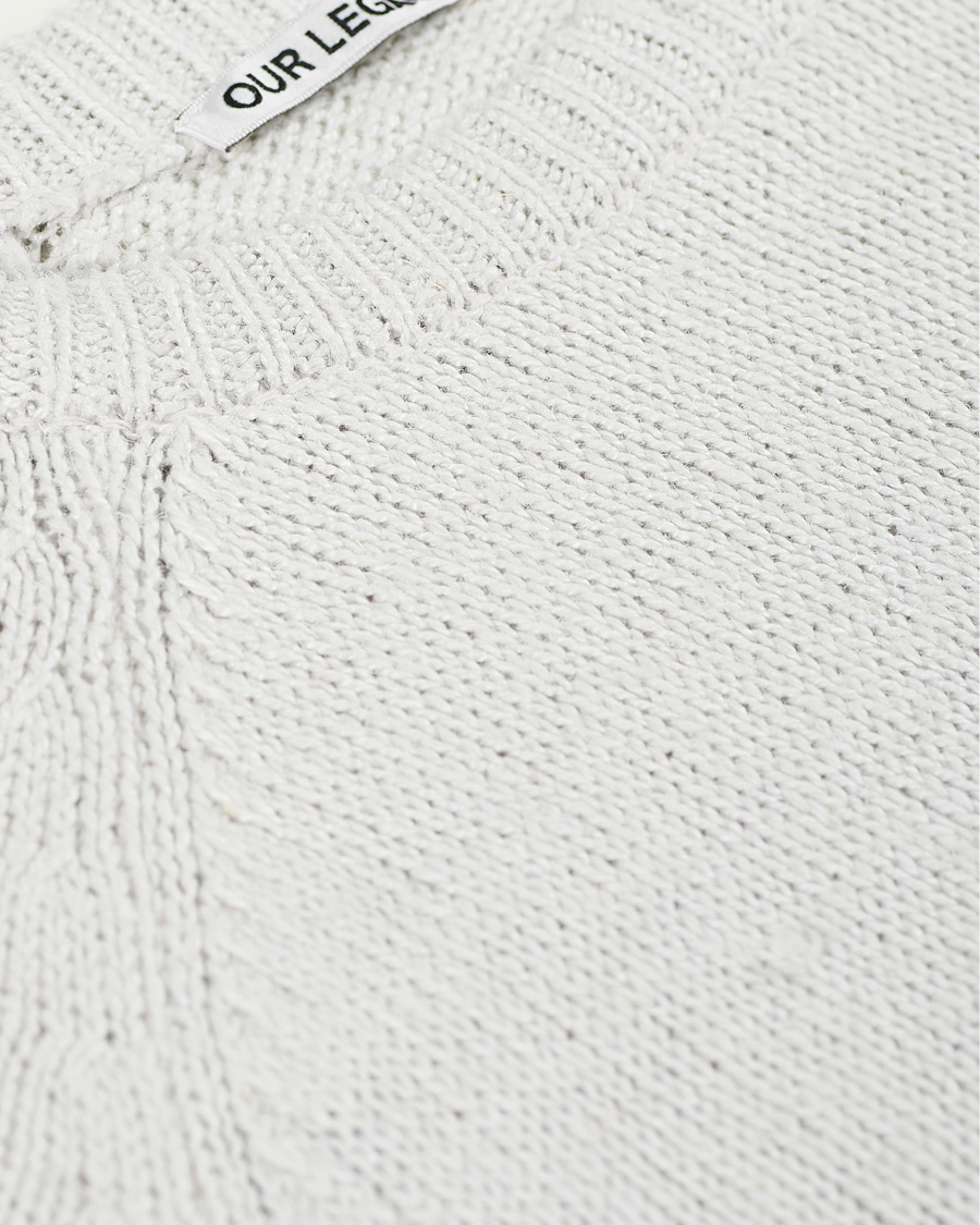 Herr | Tröjor | Our Legacy | Chunky Raglan Sweater Bone White