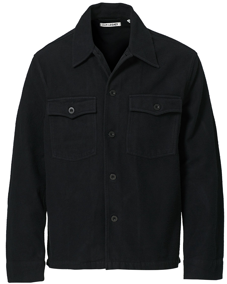 Herr | Jackor | Our Legacy | Evening Coach Jacket Brushed Black
