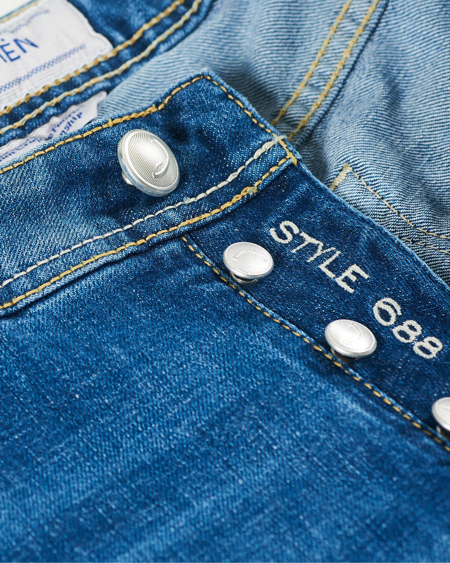 Herr | Jeans | Jacob Cohën | 688 Slim Fit Jeans Light Blue