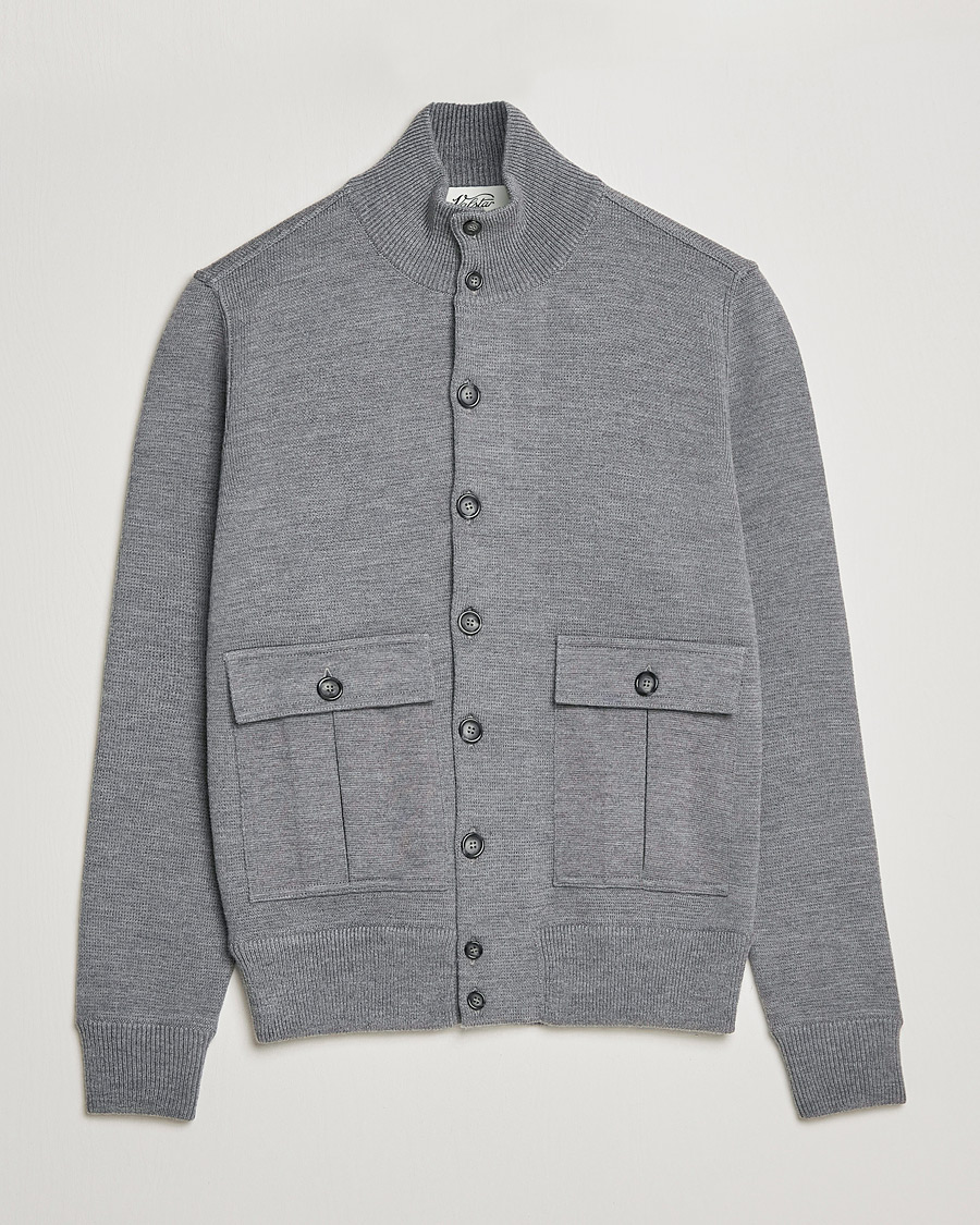 Herr | Jackor | Valstar | Valstarino Merino Wool Jacket Grey Melange