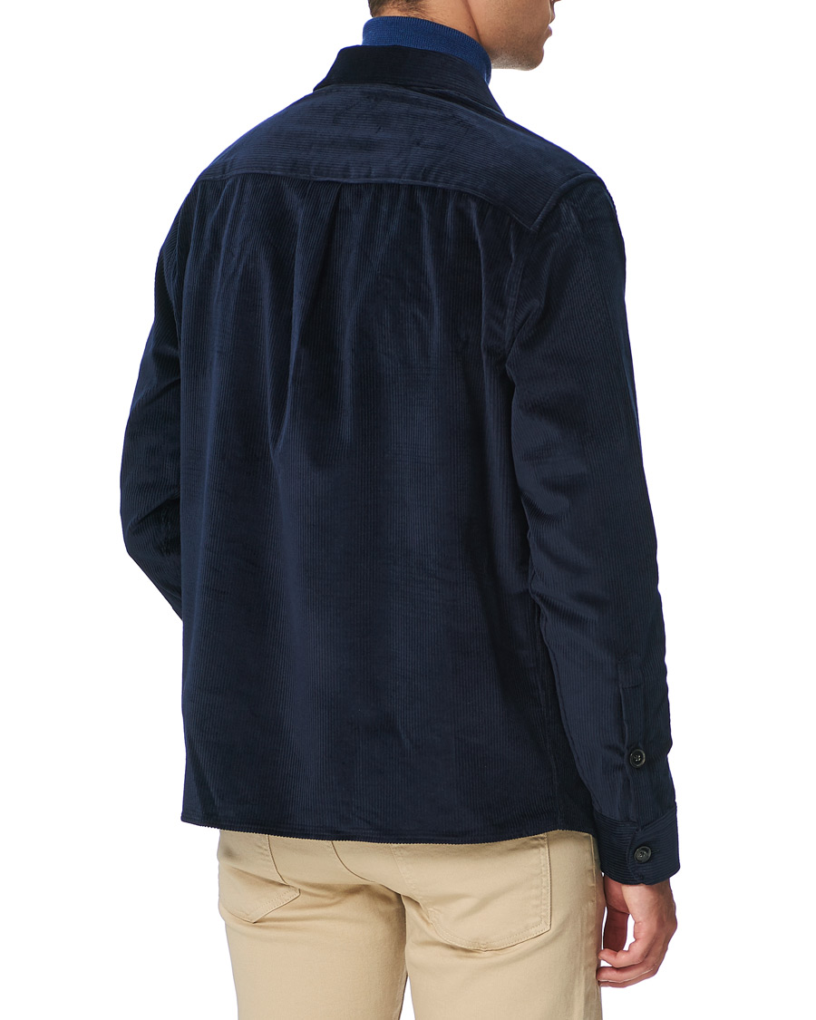 Herr | Skjortor | J.Lindeberg | Regular Fit Corduroy Shirt Jacket Navy