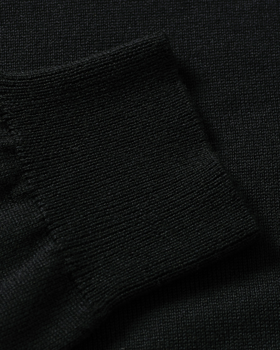 Herr | Tröjor | J.Lindeberg | Lyd True Merino Turtleneck Black