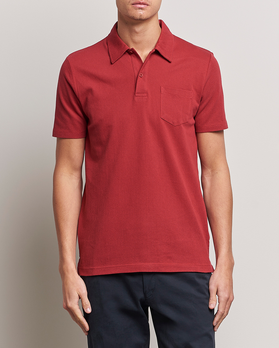 Herr | Realisation | Sunspel | Riviera Polo Shirt Wine