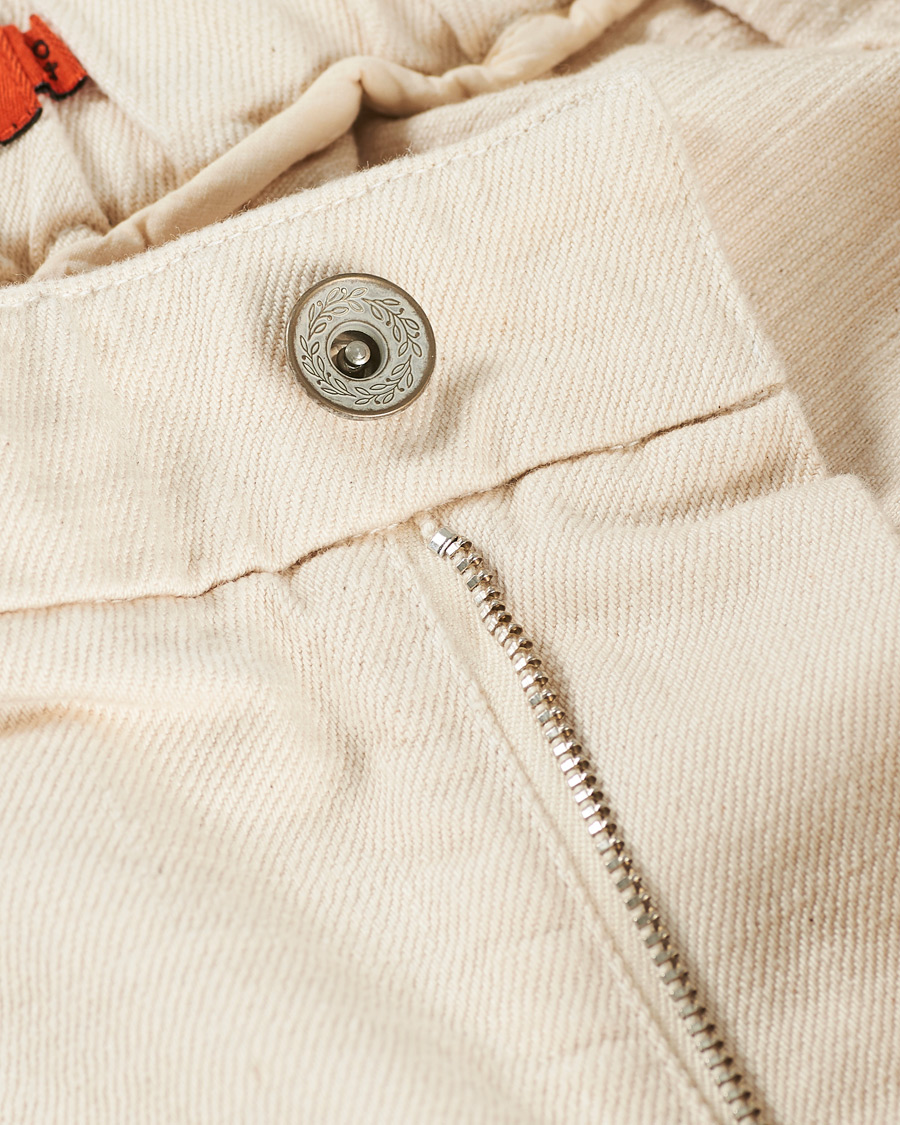 Herr | Byxor | Barena | Slim Fit Work Chinos Ecru