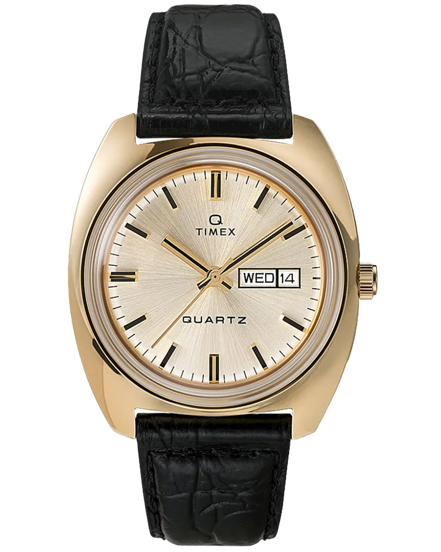 Herr | Timex Q Reissue 1975 Day Date 38mm Gold Tone | Timex | Q Reissue 1975 Day Date 38mm Gold Tone