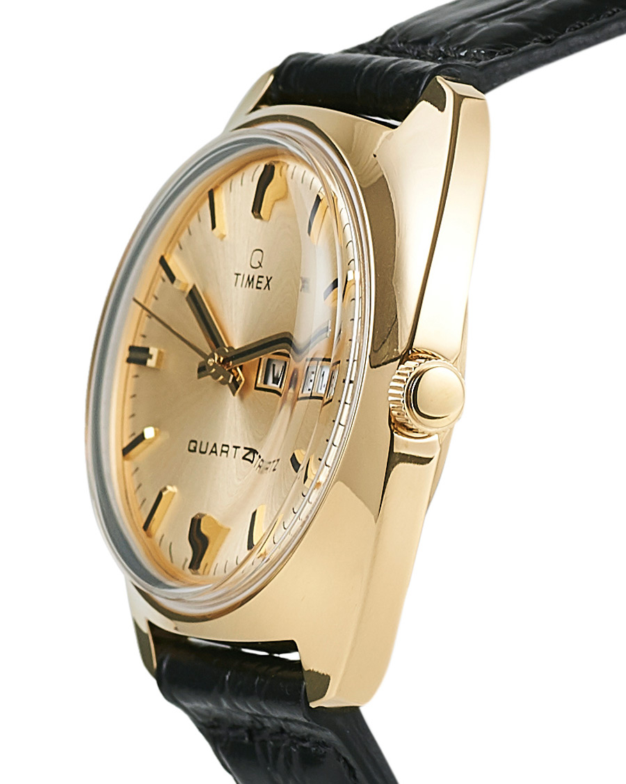 Herr | Timex Q Reissue 1975 Day Date 38mm Gold Tone | Timex | Q Reissue 1975 Day Date 38mm Gold Tone