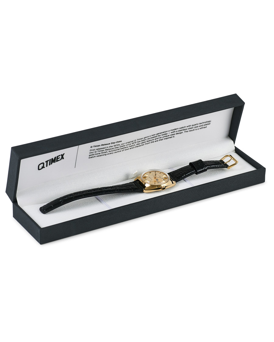 Herr | Timex Q Reissue 1975 Day Date 38mm Gold Tone | Timex | Q Reissue 1975 Day Date 38mm Gold Tone
