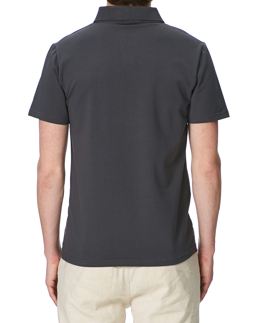 Herr | Pikéer | Filippa K | Soft Lycra Polo T-Shirt Metal