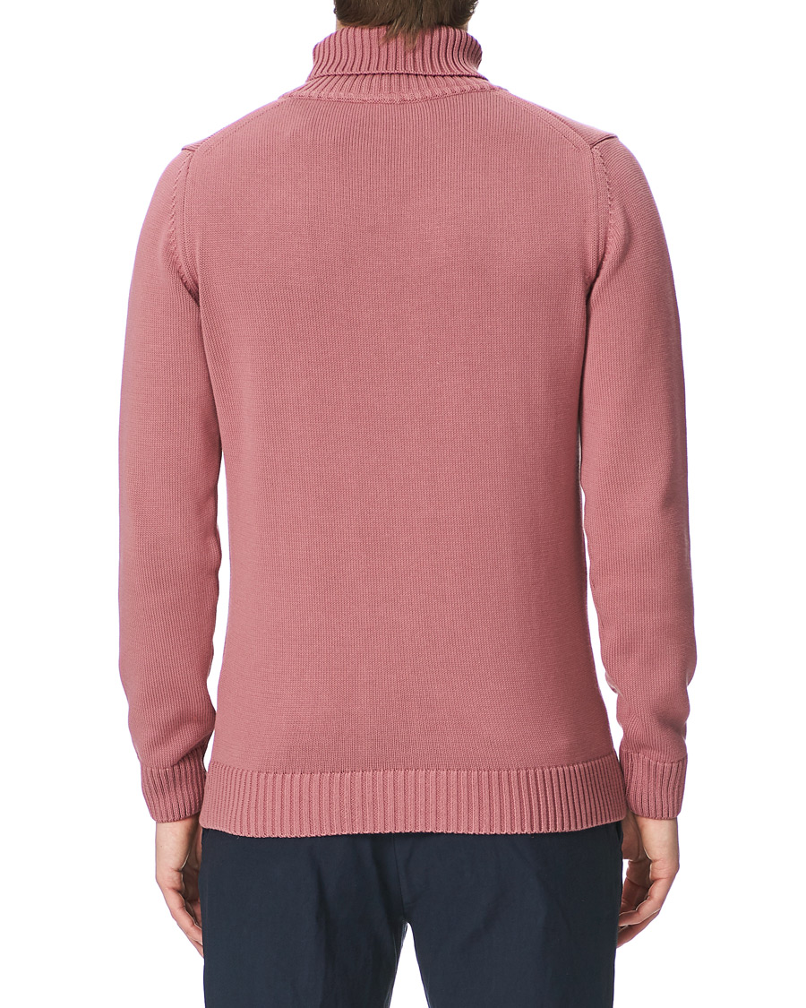 Herr | Tröjor | Stenströms | Heavy Cotton Rollneck Dusty Pink
