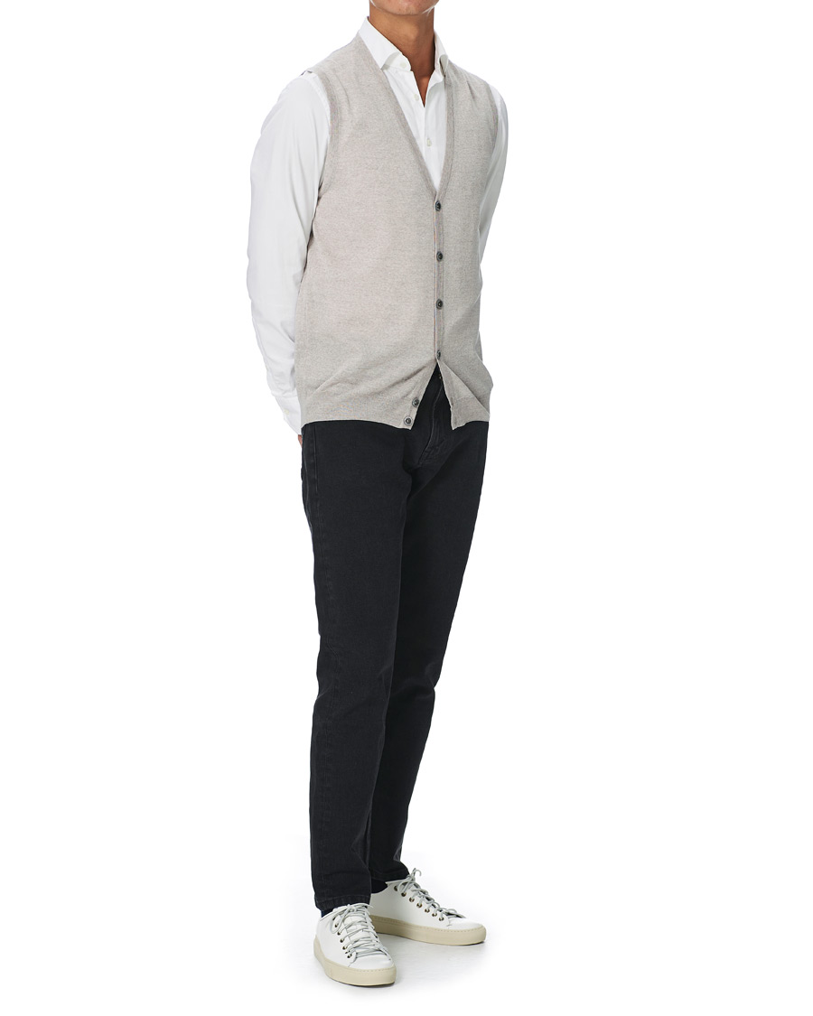 Herr | Tröjor | Stenströms | Merino Slipover Grey