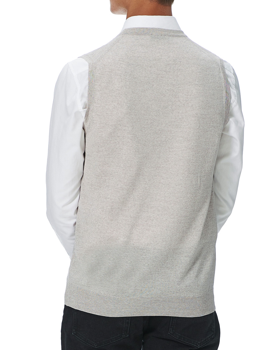 Herr | Tröjor | Stenströms | Merino Slipover Grey
