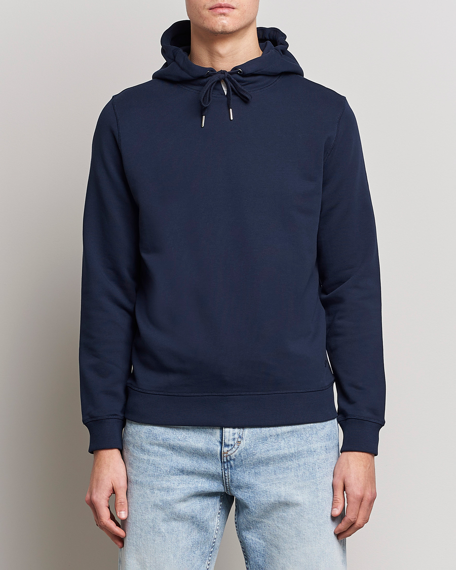 Herr | Huvtröjor | Stenströms | Cotton College Hoodie Navy