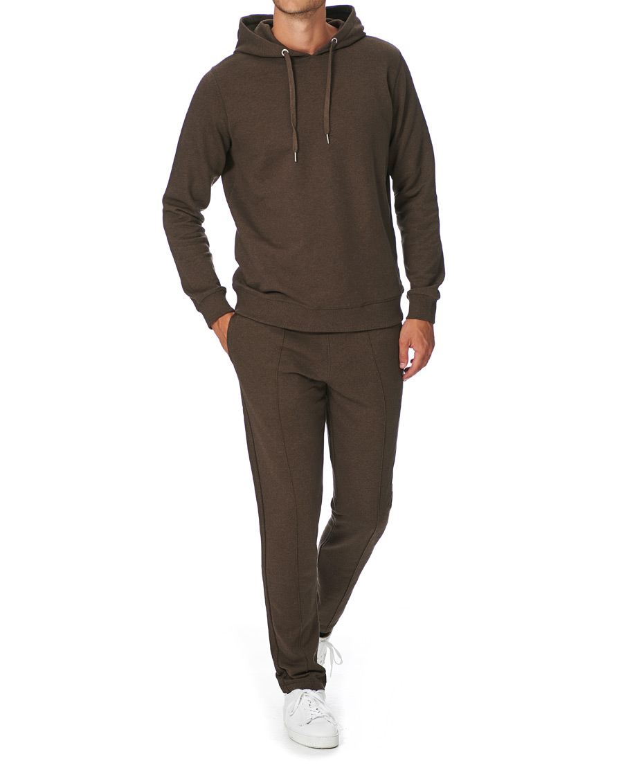 Herr | Tröjor | Stenströms | Cotton College Hoodie Brown