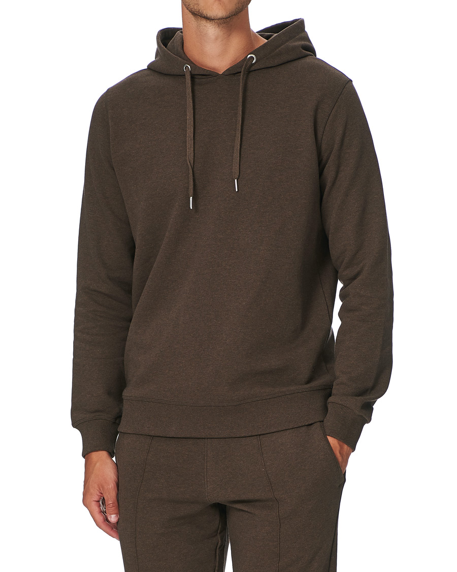 Herr | Tröjor | Stenströms | Cotton College Hoodie Brown