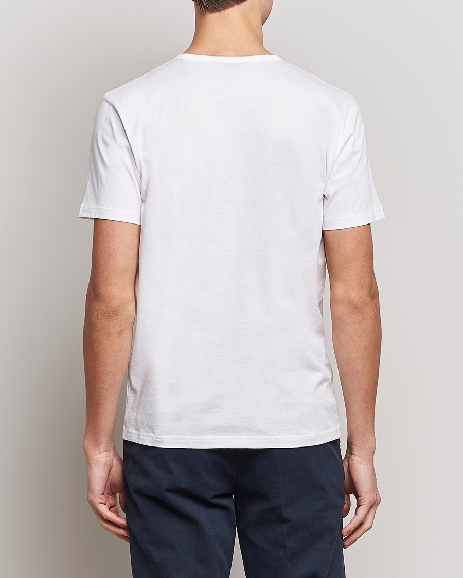 Herr | T-Shirts | Stenströms | Solid Cotton T-Shirt White