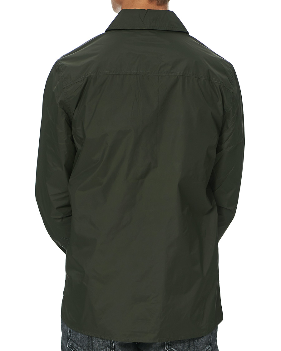 Herr | Skjortor | Stenströms | Nylon Overshirt Dark Green