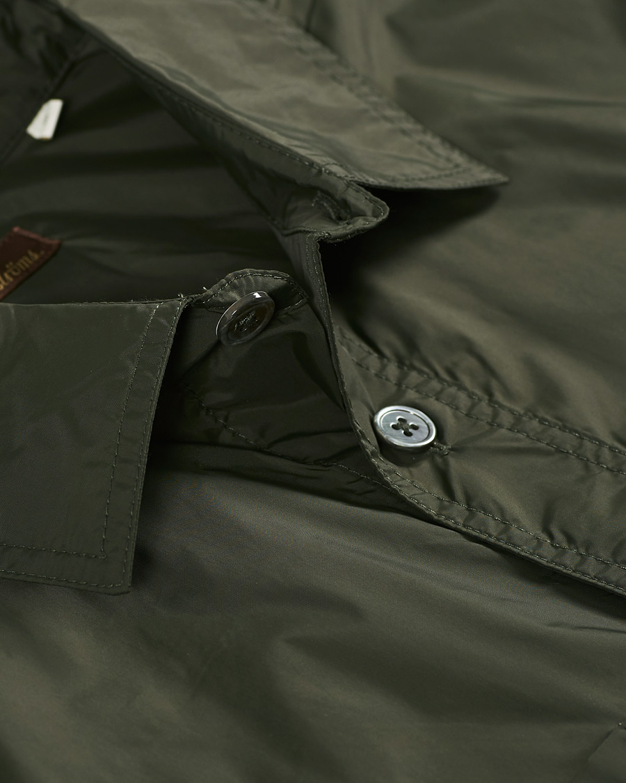 Herr | Skjortor | Stenströms | Nylon Overshirt Dark Green