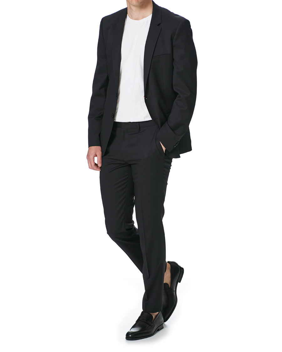 Herr | HUGO Ruston Leather Loafer Black | HUGO | Ruston Leather Loafer Black