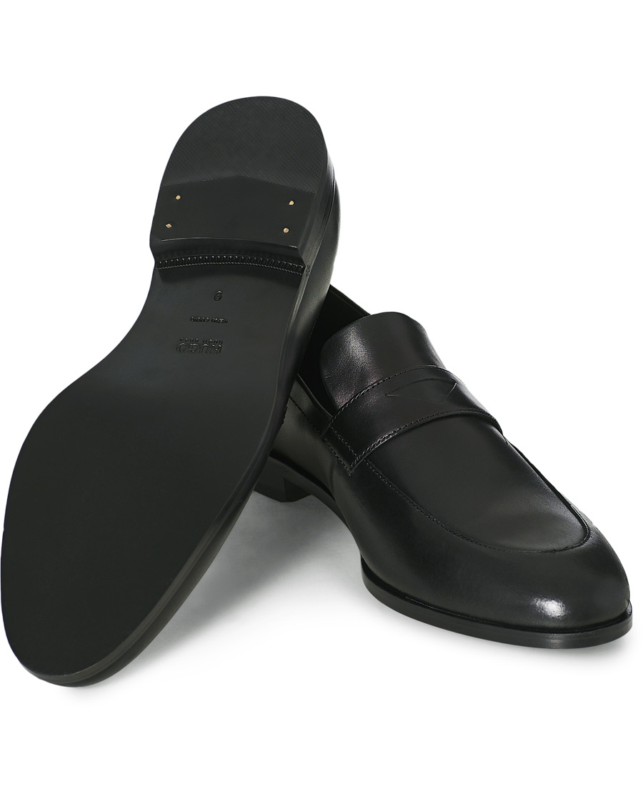 Herr | HUGO Ruston Leather Loafer Black | HUGO | Ruston Leather Loafer Black
