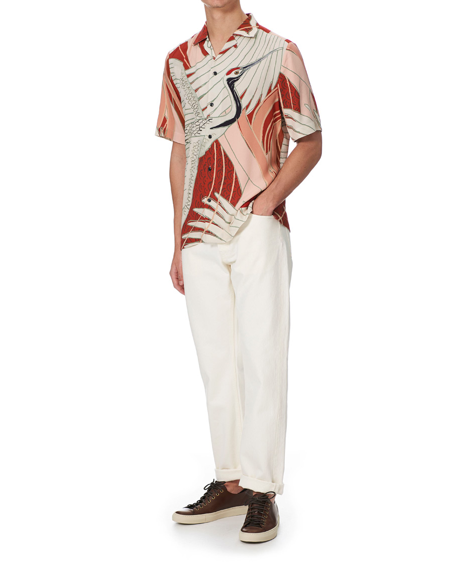 Herr | Skjortor | HUGO | Efab Printed Camp Collar Short Sleeve Shirt Multi