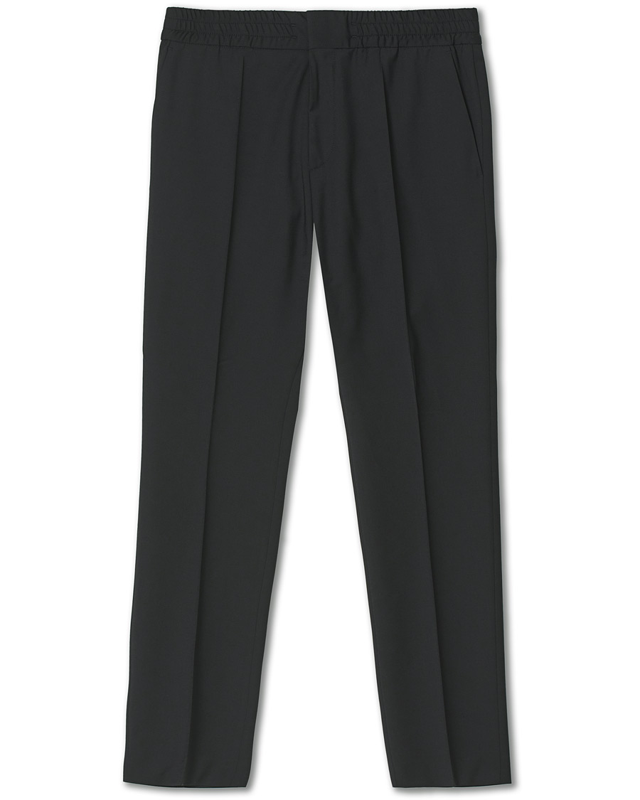 Herr | Byxor | HUGO | Howard Drawstring Trousers Black