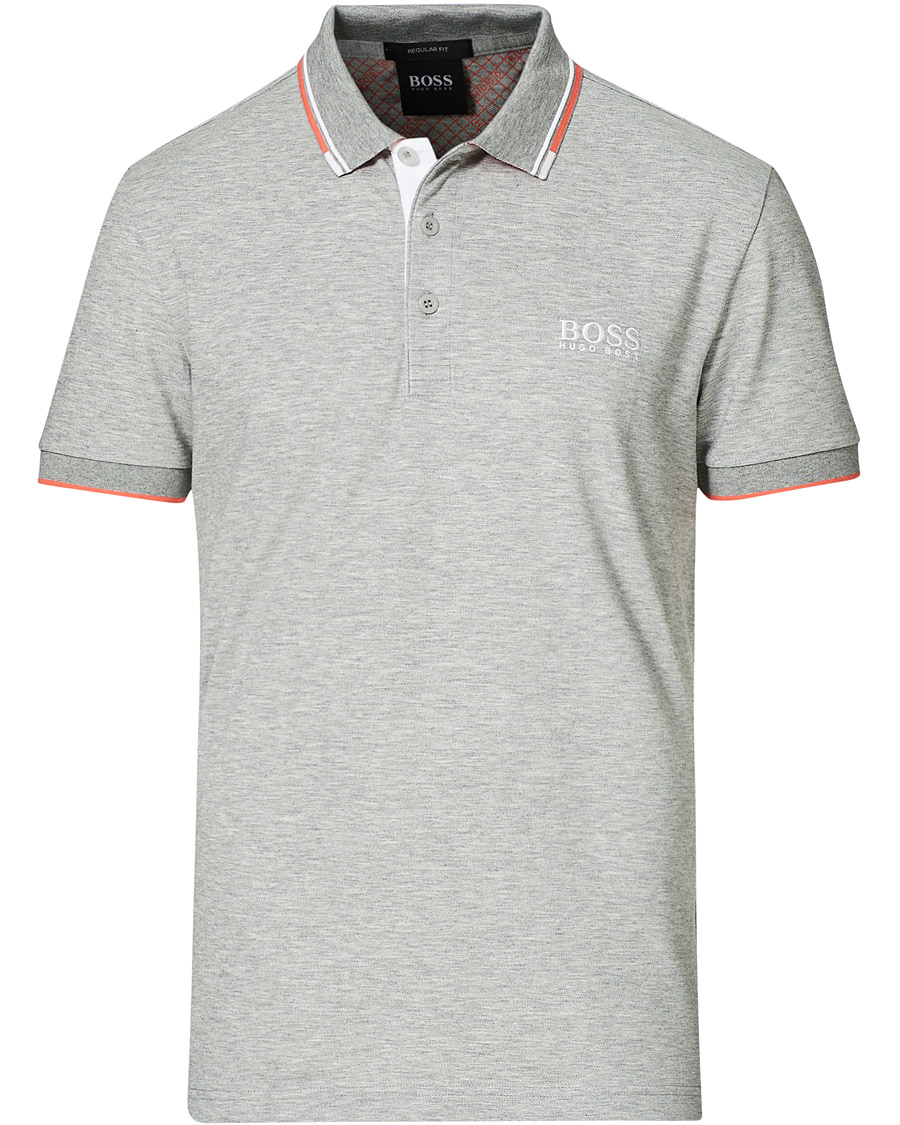 Herr | Pikéer | BOSS GREEN | BOSS Athleisure Paddy Pro Polo Medium Grey