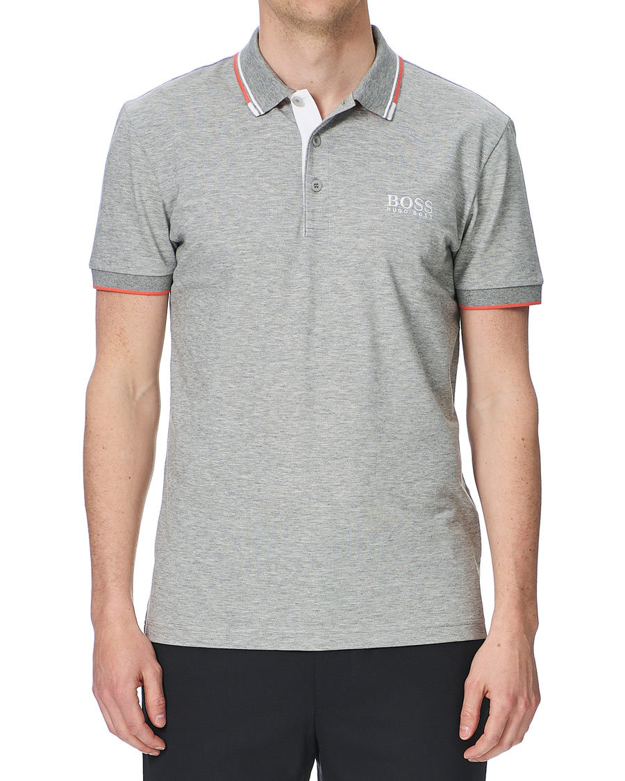 Herr | Pikéer | BOSS GREEN | BOSS Athleisure Paddy Pro Polo Medium Grey