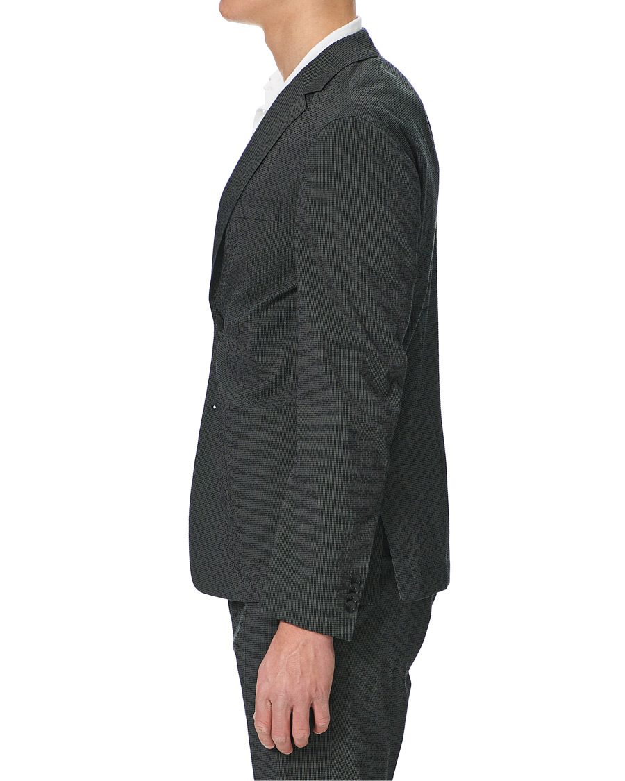 Herr | Kavajer | BOSS BLACK | BOSS Nolvay Seersucker Patch Pocket Blazer Dark Green