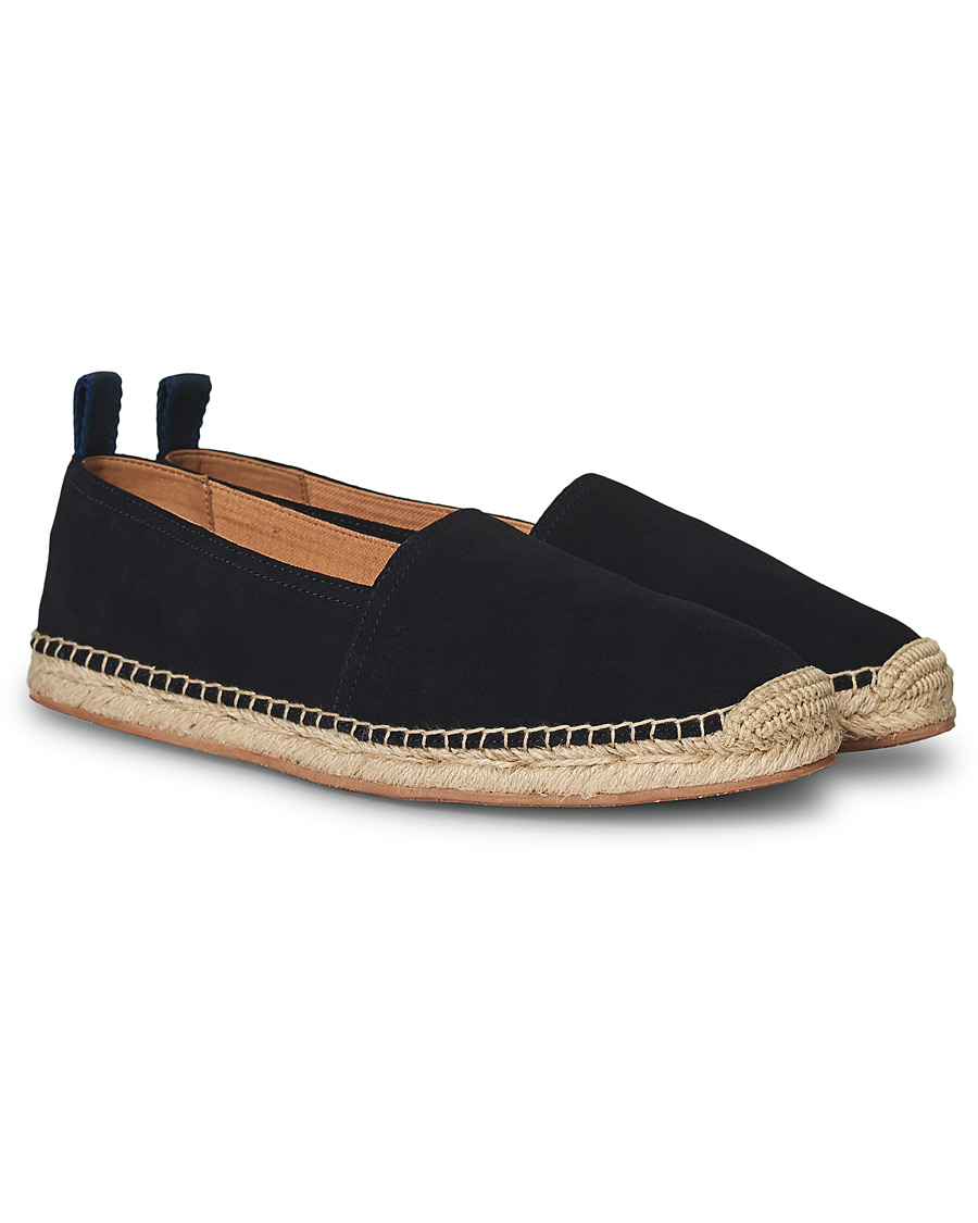 Herr | BOSS Madeira Suede Espadrilles Dark Blue | BOSS BLACK | BOSS Madeira Suede Espadrilles Dark Blue