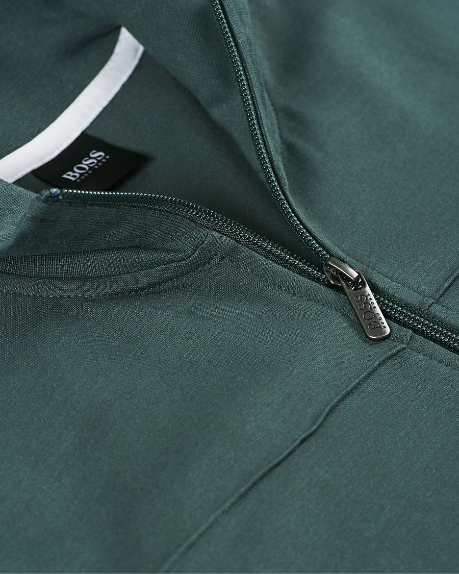 Herr | Tröjor | BOSS BLACK | BOSS Tracksuit Full-Zip Jacket Dark Green