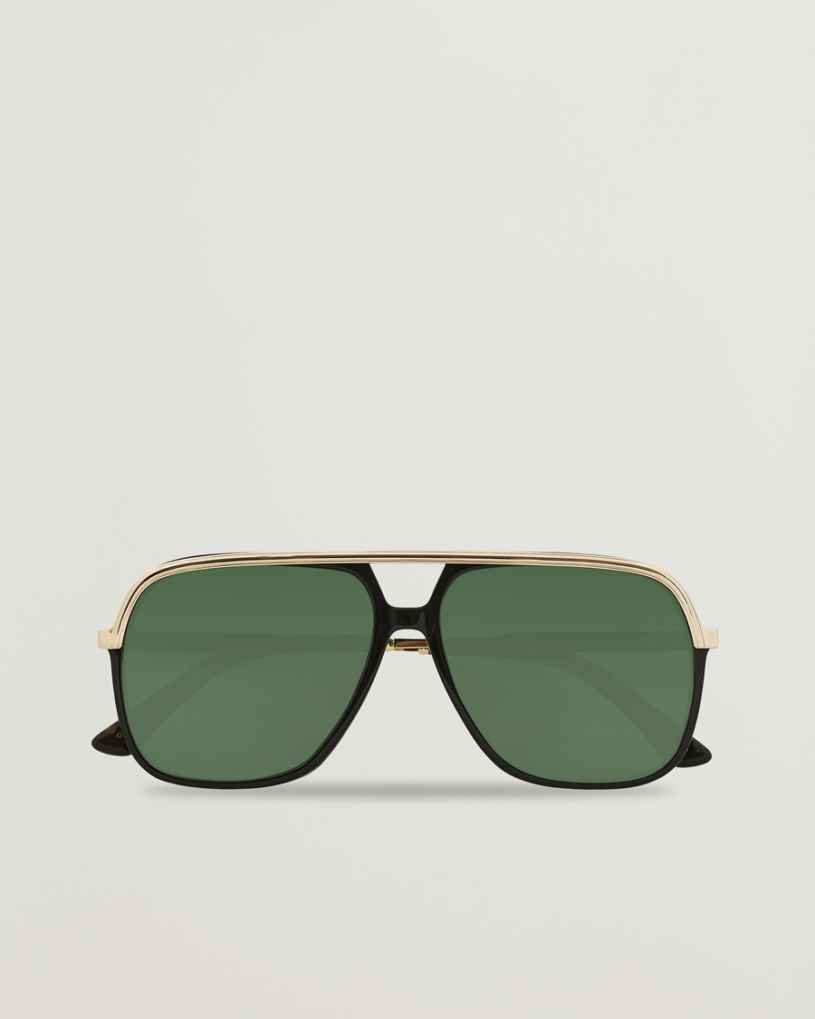 Herr | Solglasögon | Gucci | GG0200S Sunglasses Black/Gold