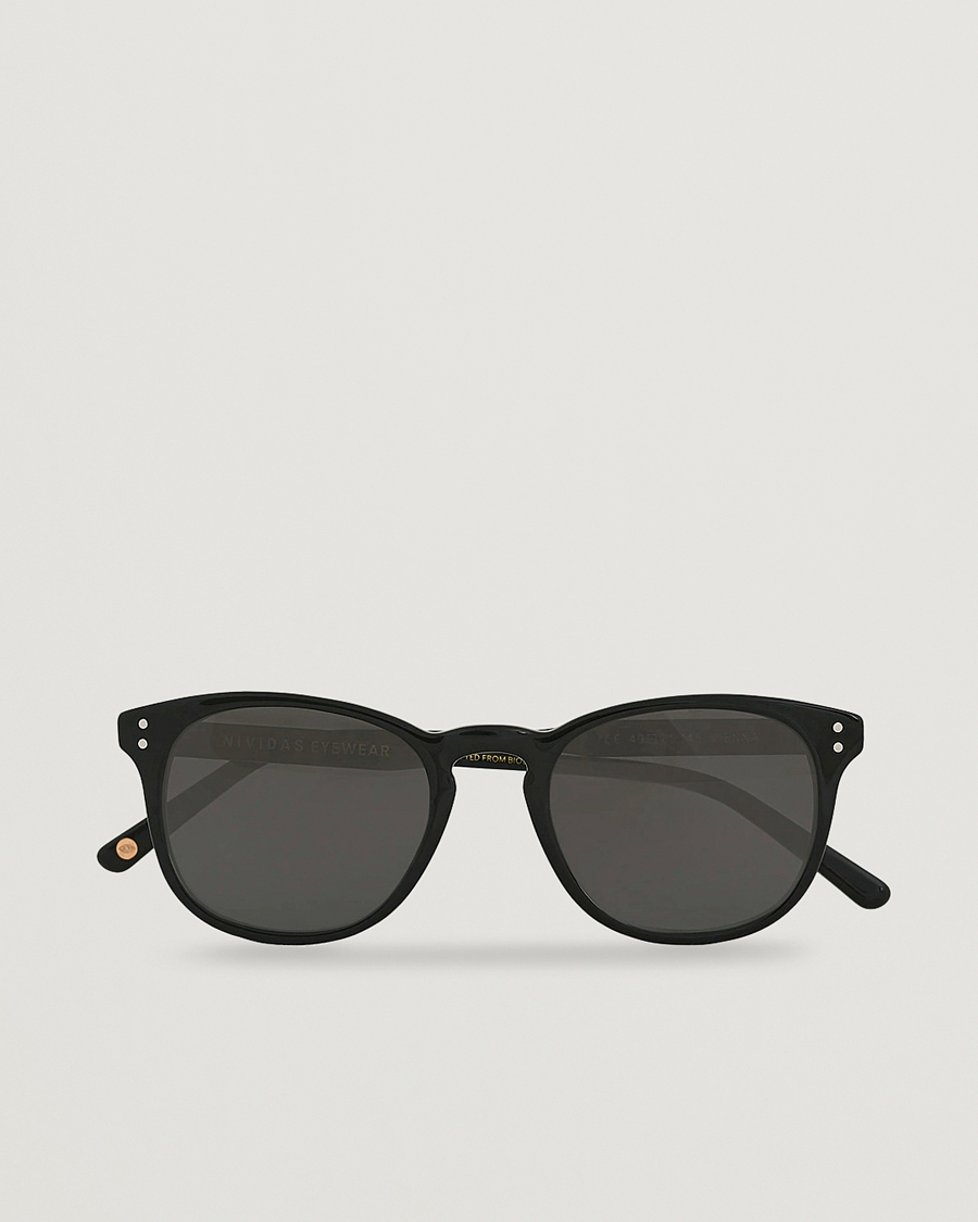 Herr | Nividas Eyewear Vienna Sunglasses Shiny Black | Nividas Eyewear | Vienna Sunglasses Shiny Black