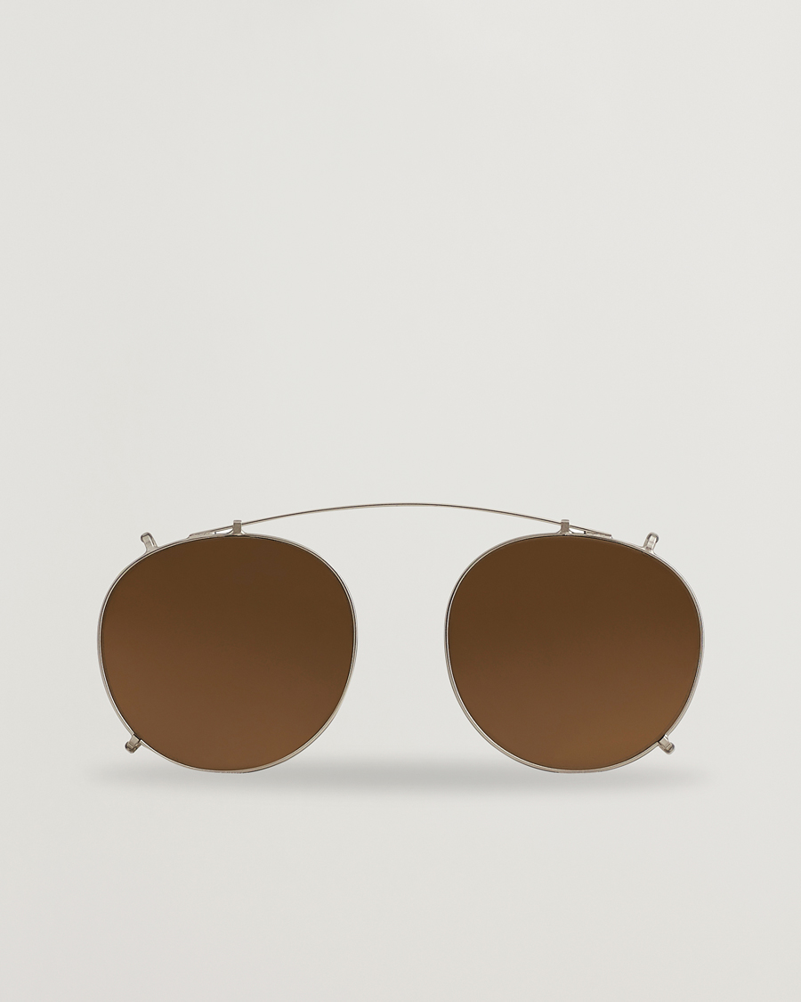 Herr | Solglasögon | TBD Eyewear | Clip-ons Silver/Tobacco