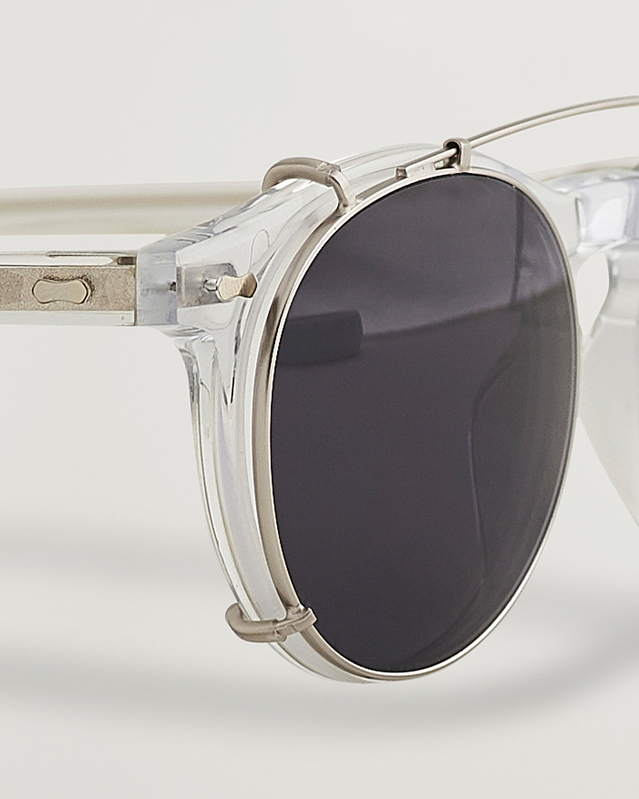 Herr | Solglasögon | TBD Eyewear | Clip-ons Silver/Gradient Grey
