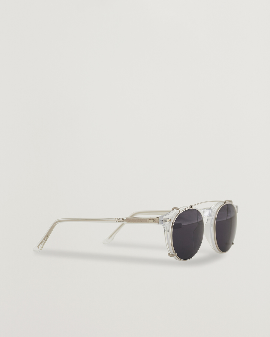 Herr | Solglasögon | TBD Eyewear | Clip-ons Silver/Gradient Grey