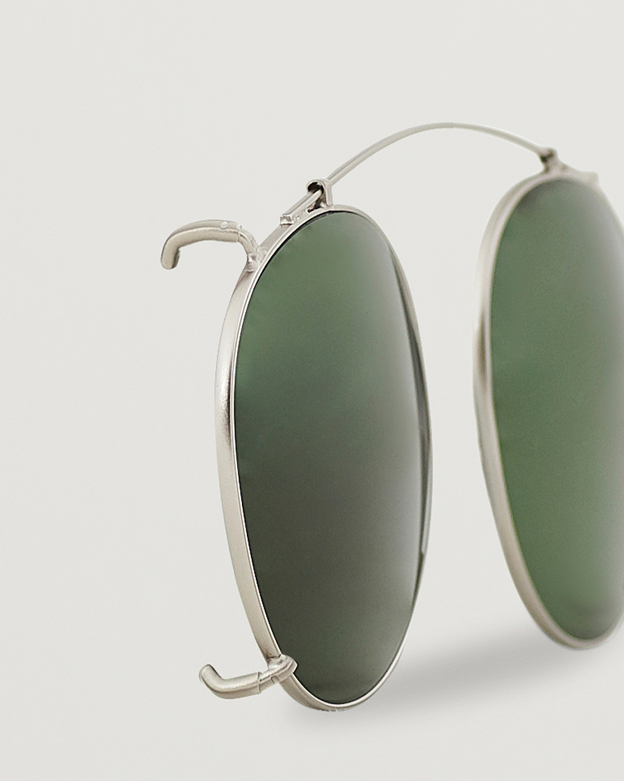 Herr | Solglasögon | TBD Eyewear | Clip-ons Silver/Bottle Green